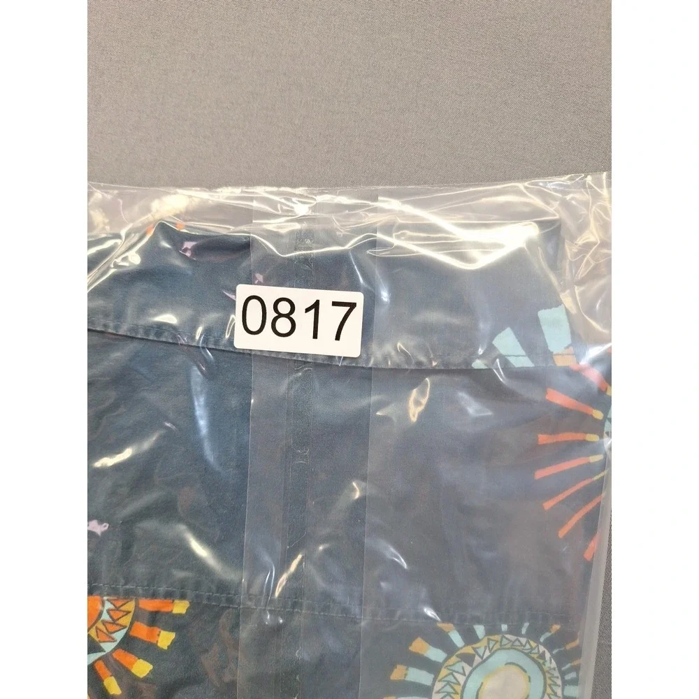Billabong Tailored Fit Stretch Small Petite Aztec Sun Blue Beach Vacation Preppy